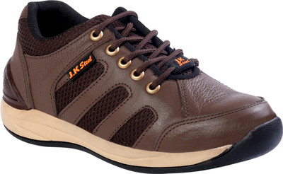 

JK Port Men New Safety Shoe with Steel Toe Casuals For Men(Brown, Multicolor