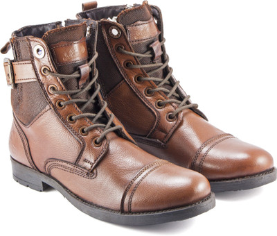 

DeVEE Amblin Force Alfa 8inch Long Tan Boots For Men(Tan