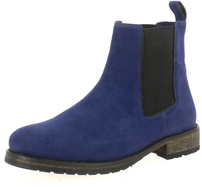 

Saint G Blue Leather Boots For Women(Blue