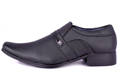 

Mantin Shoes Comfortable Business Slip On For Men(Black
