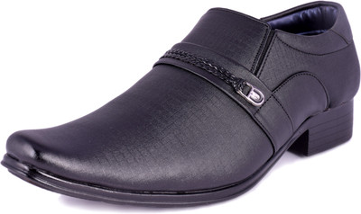 

Mantin Shoes Comfortable Business Slip On For Men(Black