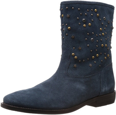 

Saint G Grey Leather Boots For Women(Grey