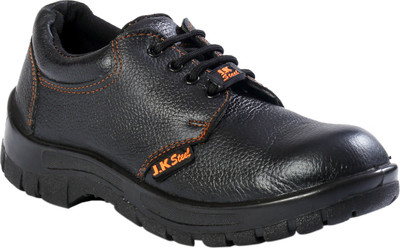 

JK Port Men New Safety Shoe with Steel Toe Casuals For Men(Black