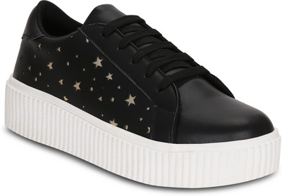 

Get Glamr Tam Platform Sneakers For Women(Black