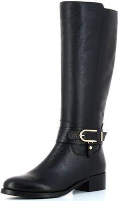 

Saint G Black Leather Boots For Women(Black