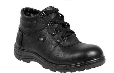 

JK Port Men New Safety Shoe with Steel Toe Boots For Men(Black