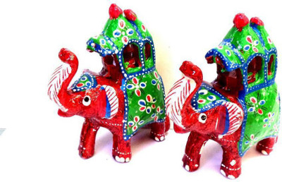 

koushalya handicraft Decorative Showpiece - 6 cm(Paper Mache, Multicolor)
