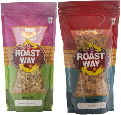 

Roast Way Sweet N Sour & Wheat Flakes Roasted Namkeen(10 g, Pack of 2)