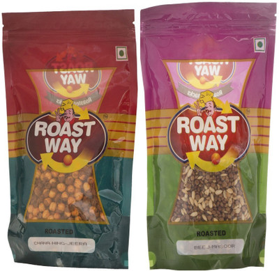 

Roast Way Beej Masoor & Chana Hing Jeera Roasted Namkeen(400 g, Pack of 2)