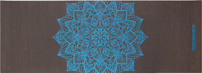 

Technix Mandala Sticky Mat Graphite Blue 6 mm Yoga Mat, Grey/sky blue