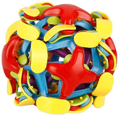 

M-Alive Twist Sphere Change Its Shape At Time You Throw And Catch Fabulous Toy Rattle(Multicolor)