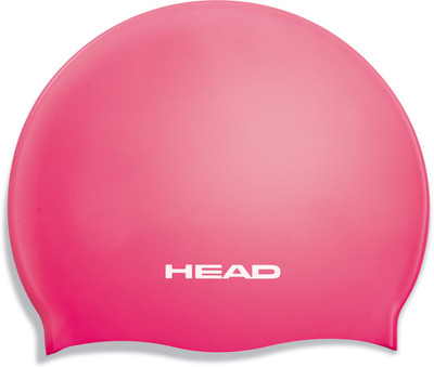 

Head Silicone Flat Junior Swimming Cap(Pink, Pack of 1), Fuchsia