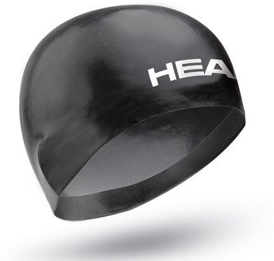 

Head 3D Racing Swimming Cap(Black, Pack of 1)