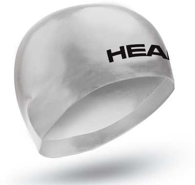 

Head 3D Racing Swimming Cap(Silver, Pack of 1)