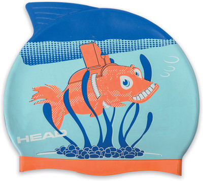 

Head Meteor Swimming Cap(Orange, Pack of 1), Royal orange