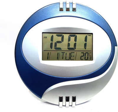 Jeeya Digital (Multicolor )Alarm Calendar Thermometer Table Desk Wall (Pack of 1) Clock available at flipkart for Rs.699