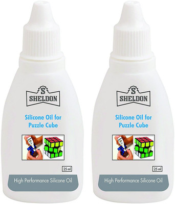 

Sheldon Silicone Lubrication Oil for Puzzle Cube (combo of 2) Toy Accessory(Puzzle cube White)