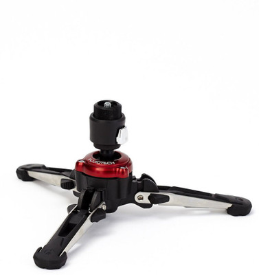 manfrotto MVMXPROBASE FLUIDTECH Base for XPRO Monopod+ Monopod Kit(Black & red, Supports Up to 8000 g)