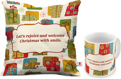 

Indigifts Cushion, Mug Gift Set