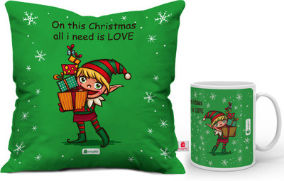 

Indigifts Cushion, Mug Gift Set