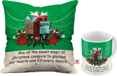 

Indigifts Cushion, Mug Gift Set