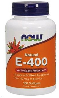

Now Foods Natural E-400 -- 100 Softgels(100 No)