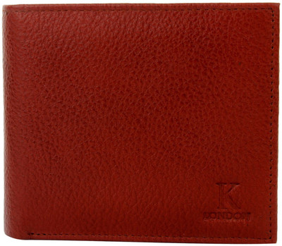 

K London Men Maroon Genuine Leather Wallet(5 Card Slots)
