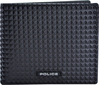 

Police Men Black Genuine Leather Wallet(8 Card Slots)