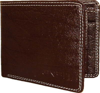 

Orbit Men Brown Genuine Leather, Fabric Wallet(3 Card Slots)