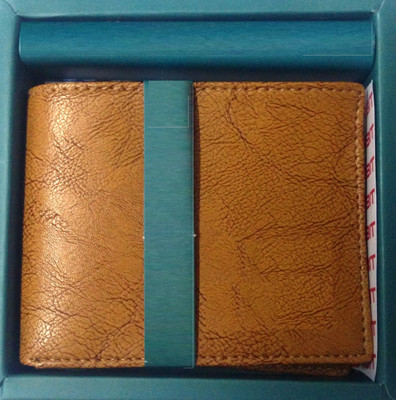 

Factory Made Men Brown Genuine Leather Wallet(3 Card Slots)