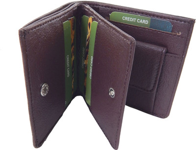 

Orbit Men Brown Genuine Leather, Fabric Wrist Wallet(9 Card Slots)