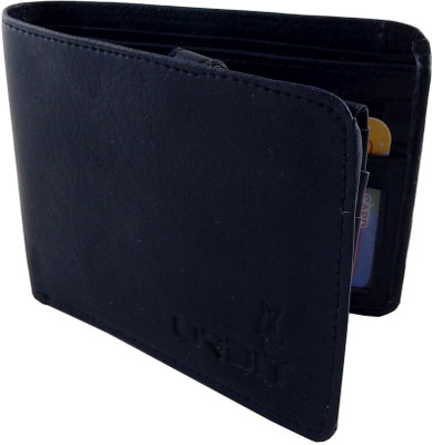 

Orbit Men Black Genuine Leather, Fabric Wallet(4 Card Slots)