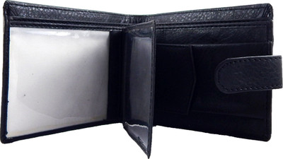 

Orbit Men Black Genuine Leather, Fabric Wallet(3 Card Slots)