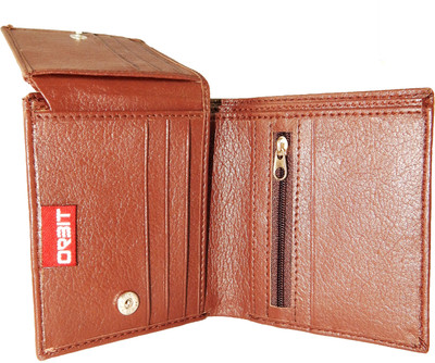 

Orbit Men Brown Genuine Leather, Fabric Wallet(7 Card Slots)