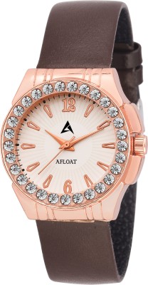 AFLOAT AFL~1084 Crystal Studded Beautiful Copper~ Watch  - For Women   Watches  (Afloat)