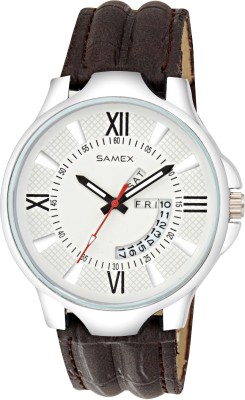SAMEX LATEST STYLISH DAY DATE FASHIONABLE LATEST TITANIUM TIMEXTOR BIG DIAL BEST DISCOUNTED SALES PRICE Watch  - For Men   Watches  (SAMEX)
