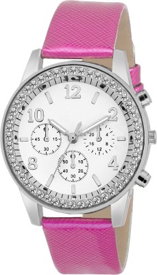 SOOMS Stylist Diamond STUDDED Analogue pink Colour girls & ladies Watch  - For Women   Watches  (Sooms)