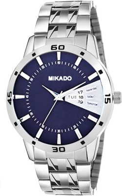 Mikado New Blue dial dy and date functional design watch for men's and boy's Watch  - For Men   Watches  (Mikado)