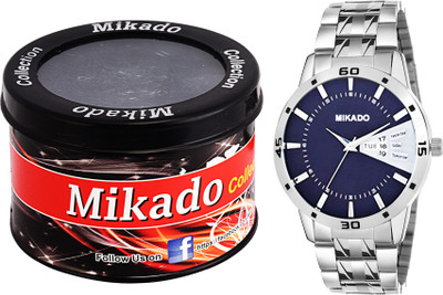 Mikado Exclusive day and date watch for men's with 1 year warrenty Watch - For Men