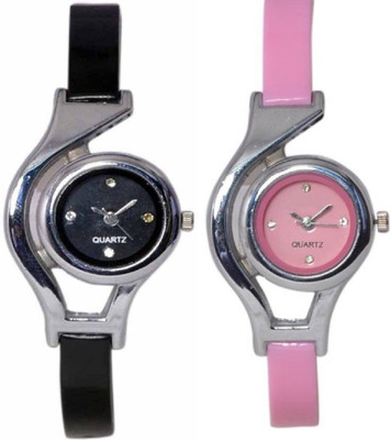 

PEPPER STYLE BLACK AND PINK WC ANALOG WATCH STYLE 005 Watch - For Girls