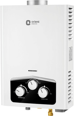 

Orient Electric 6 L Gas Water Geyser(White, GWVN06WPMW - Vento-PNG)
