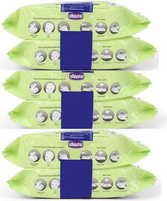 

Chicco Soft cleansing wipes(6 Pieces)