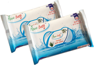 

HealthEmate New Bath Herbal wet wipes(20 Pieces)