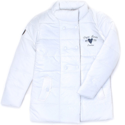 

Pepe Jeans Full Sleeve Solid Girls Jacket, Ecru
