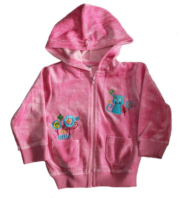 

Pink Rabbit Full Sleeve Printed Baby Boys Hooded Jacket