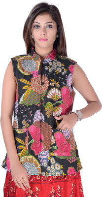 Apratim Sleeveless Printed Women Jacket