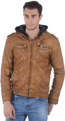 40 OFF on ASST Full Sleeve Solid Men s Pu Leather Jacket on