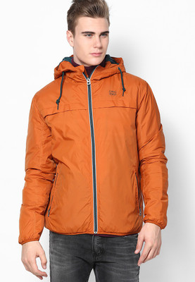 

Jack & Jones Full Sleeve Solid Men's Jacket, Umber