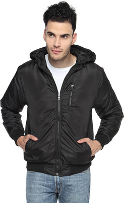 

Campus Sutra Full Sleeve Solid Men Quilted Jacket, Black