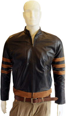 28% OFF on Tab Fashion Full Sleeve Solid Men's Leather Jacket